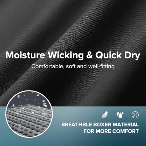 Men’s Cotton Long Boxer Briefs – 5-Pack by 5Mayi