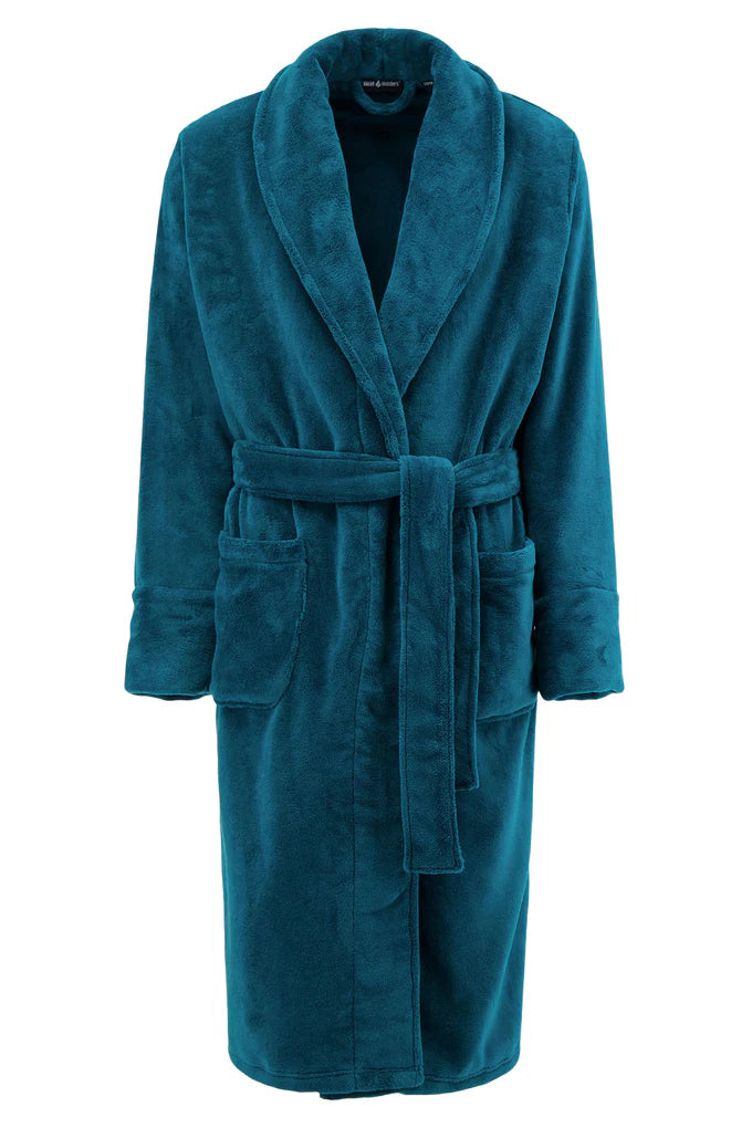 Men’s Thermal Spa Robe – Autumn Green Heavyweight