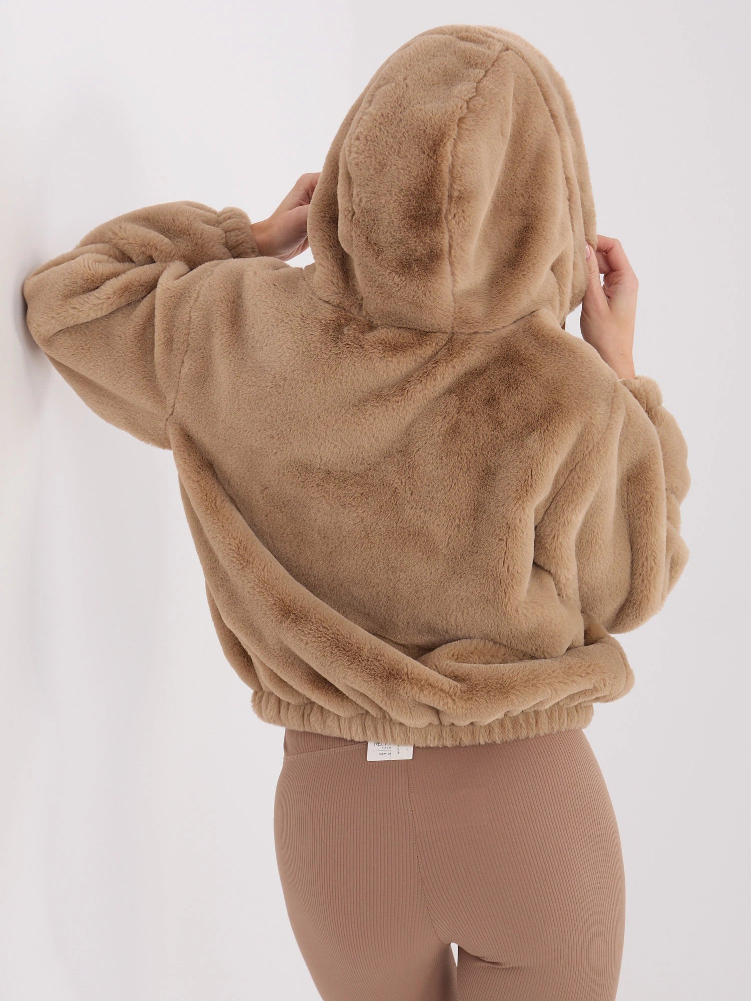 Faux Fur Zip-Up Jacket — Cozy & Soft