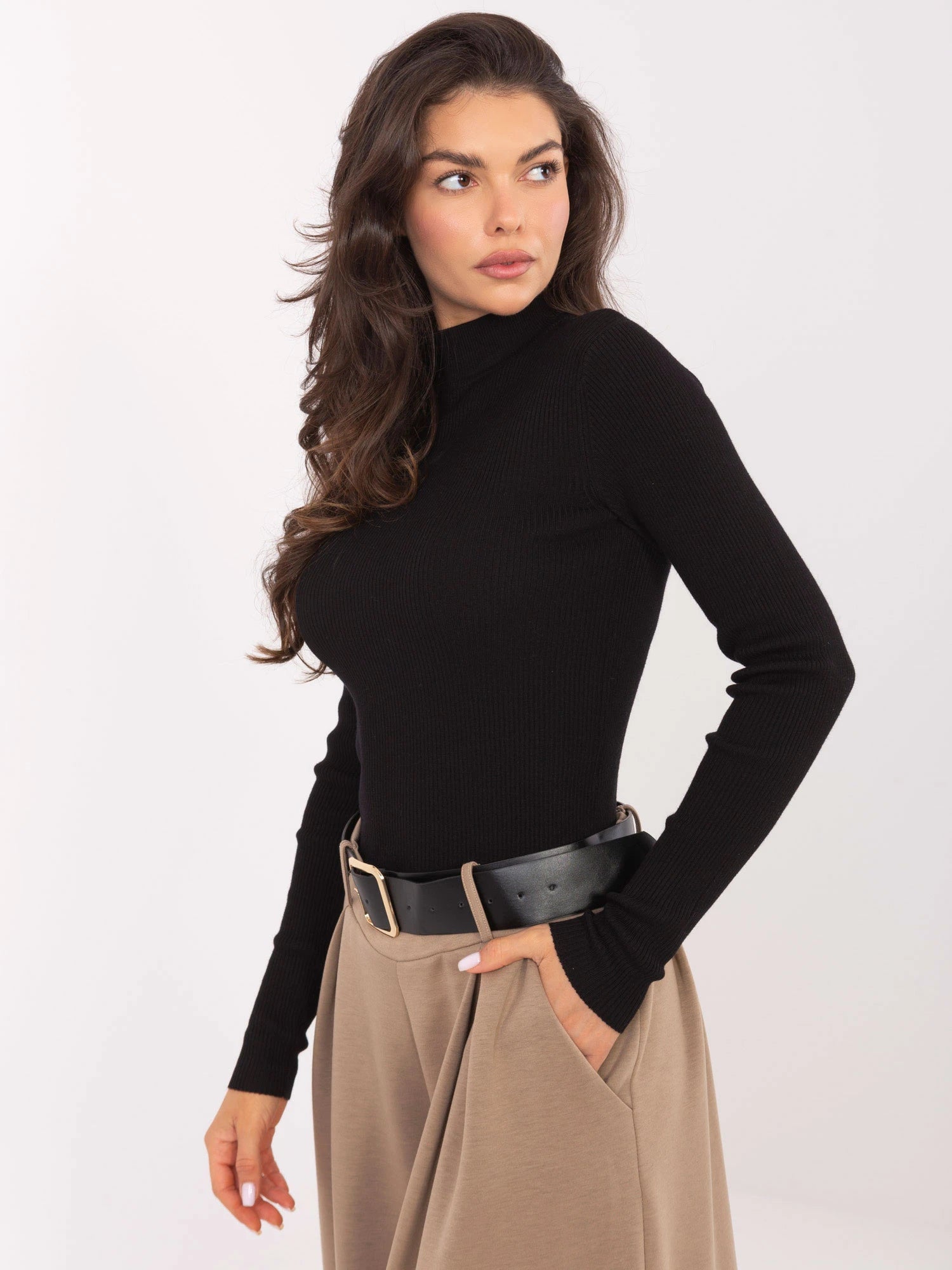 Ribbed Turtleneck Sweater — Ready & Confident